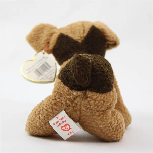 Ty Beanie Babies Tuffy 1996 Brown Terrier Dog With Tag Plush Doll Toy