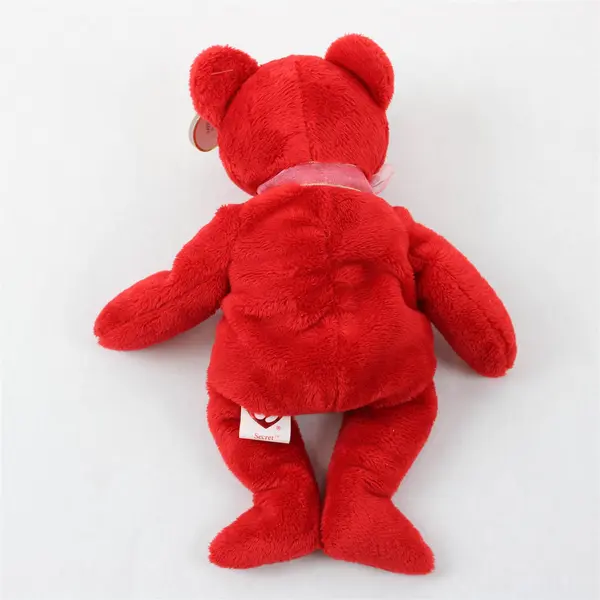 TY Beanie Babies Secret 2003 Red "I Love You" Bear With Tag Plush Doll Toy