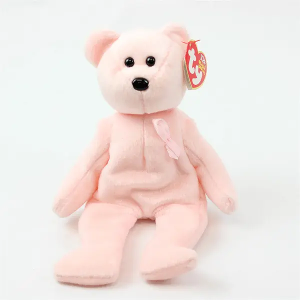 TY Beanie Babies Cure 2003 Pink Bear With Tag Plush Doll Toy
