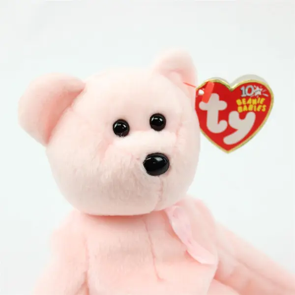 TY Beanie Babies Cure 2003 Pink Bear With Tag Plush Doll Toy