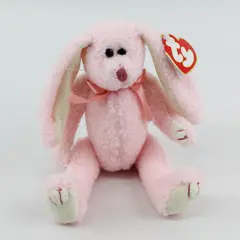 TY Beanie Babies Attic Treasures Strawbunny 1993 Pink Bunny Rabbit W/ Tag Plush