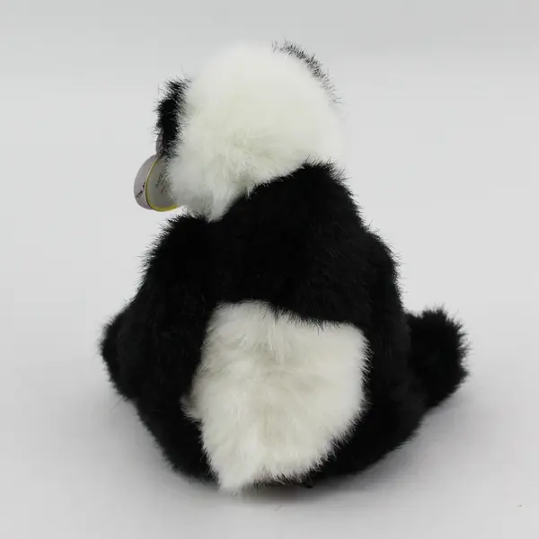 TY Beanie Babies Attic Treasures Checkers 1993 Black/White Panda W/ Tag Plush