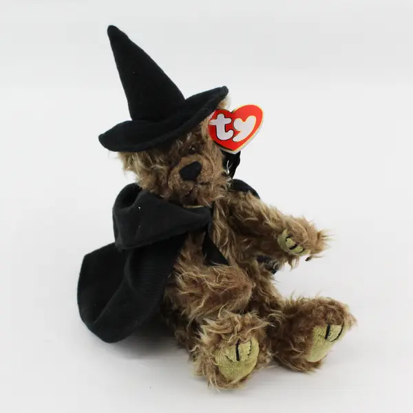 TY Beanie Babies Attic Treasures Esmerelda 1993 Bear W/ Witch Costume W/ Tag