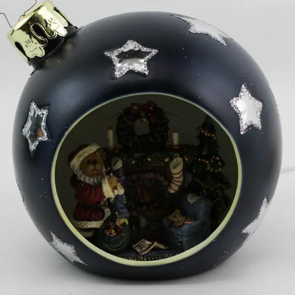 Boyds Bears & Friends Kringlebear Lil's Snoozle Night Before Christmas Figurine