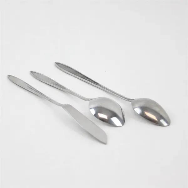 Lot of 3 National Stainless Charmante Pattern SS Burnished All Rare Items