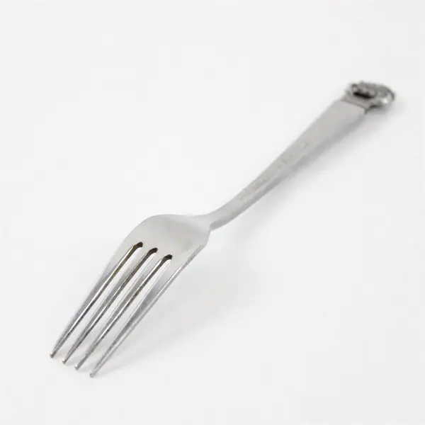 Lot of 2 National Stainless King Eric Pattern Stainless Dinner Forks 7.5" Rare