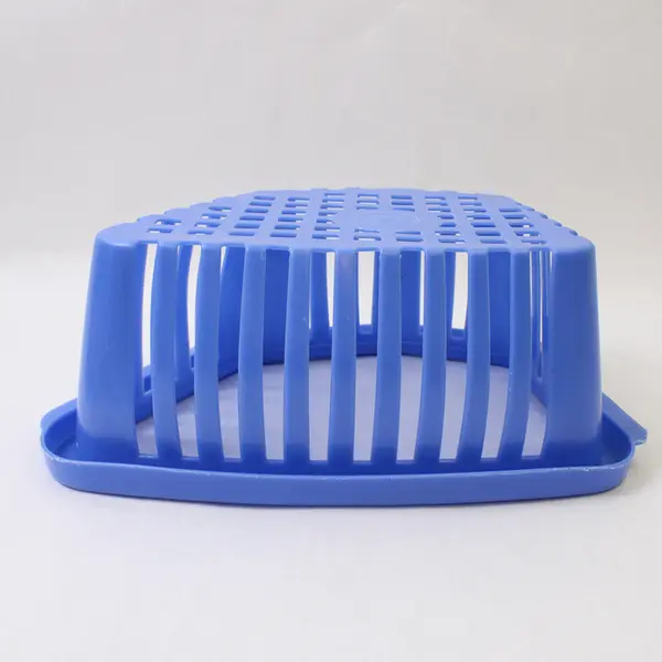 Lot of 12 Plastic Play Food Shapes with Basket Kids Kitchen Play Set