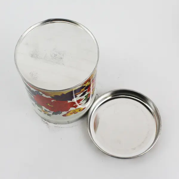 Lot of 3 Vintage Boston's Ginseng Tea Tin Canisters Empty with Lids
