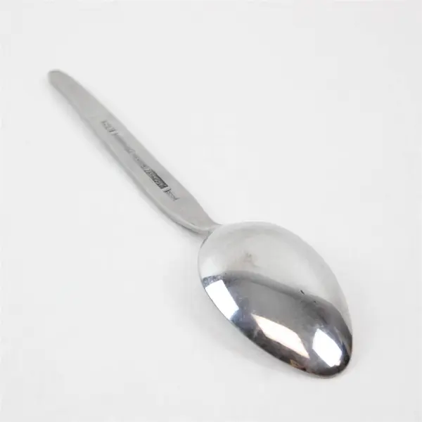 Lot of 4 National Stainless Granada Pattern SS Oval Soup Spoons 7.5" Rare Item