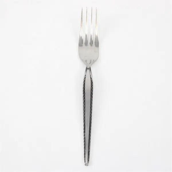 National Stainless Granada Pattern SS Dinner Fork 7.5" Rare HTF Item Good