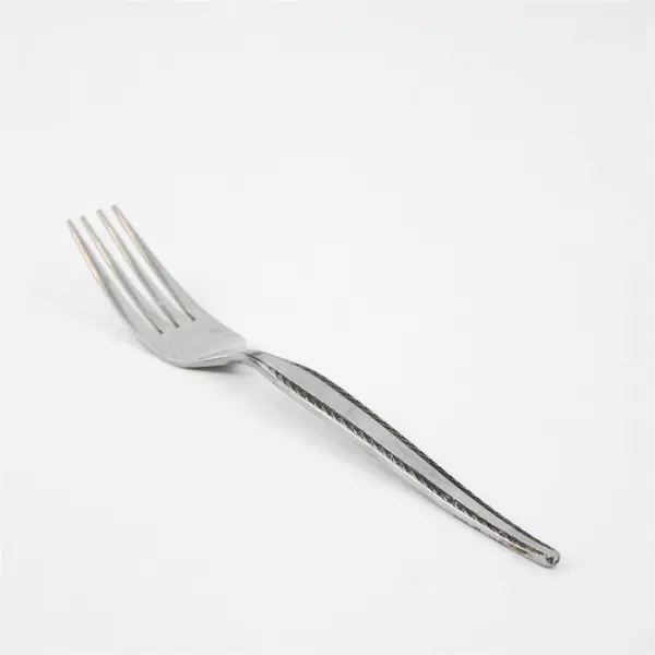 National Stainless Granada Pattern SS Dinner Fork 7.5" Rare HTF Item Good