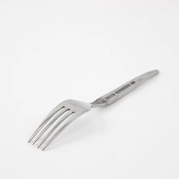 National Stainless Granada Pattern SS Dinner Fork 7.5" Rare HTF Item Good