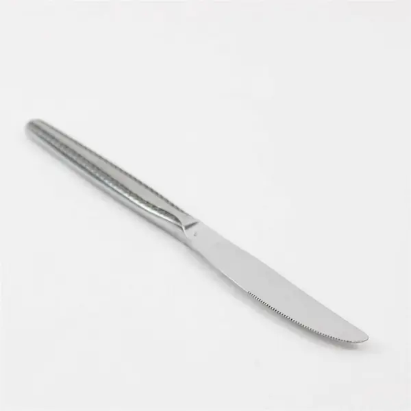 Lot of 3 National Stainless Granada Pattern Stainless Dinner Knives 8.25" Rare