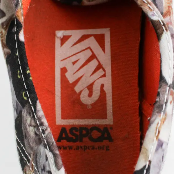Vans x ASPCA Authentic All Over Cat Print Sneaker Women's Size 6.5, Men's Size 5