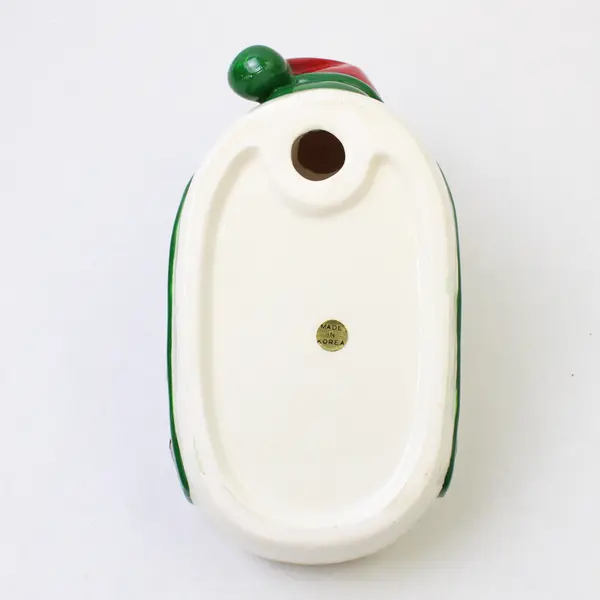Unbranded Ceramic Snowman With Scarf & Hat Bar Soap Dish Holder 7.25" Long