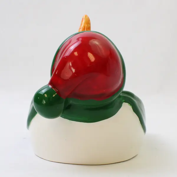 Unbranded Ceramic Snowman With Scarf & Hat Bar Soap Dish Holder 7.25" Long