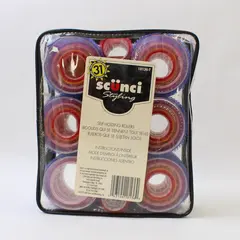 NOS Scunci Styling Self-Holding Rollers Curlers Multipack with Instructions