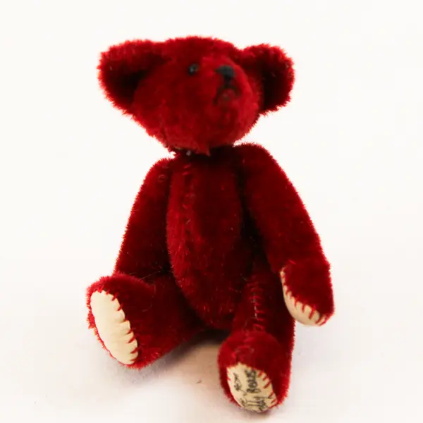 Lot of 5 Little Gem Teddy Bears Handmade Jointed Figurines by Chu-Ming Wu