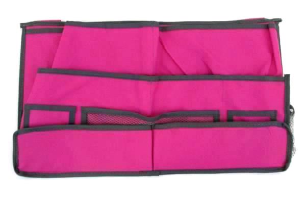 Lot of 4 Behind Car Seat Hanging Closet Multi Pocket Storage Organizer Pink Teal