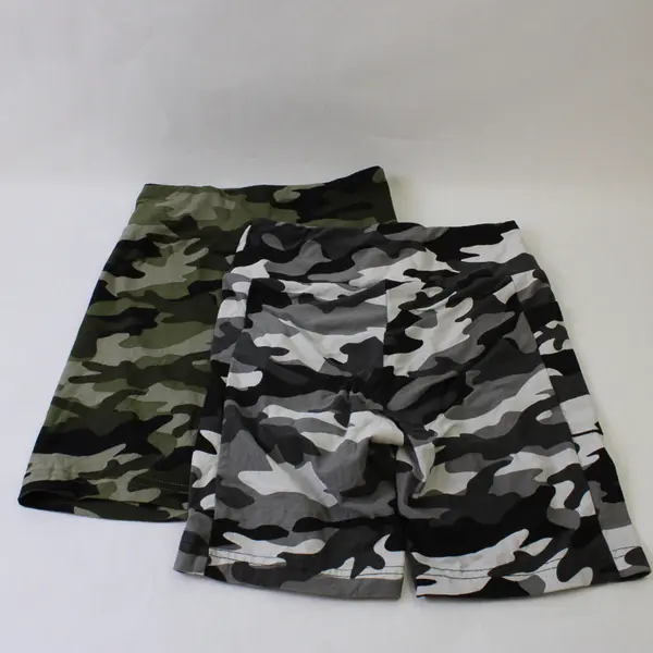 Lot of 2 No Boundaries Camo Print Bike Shorts Juniors Size Small 3-5