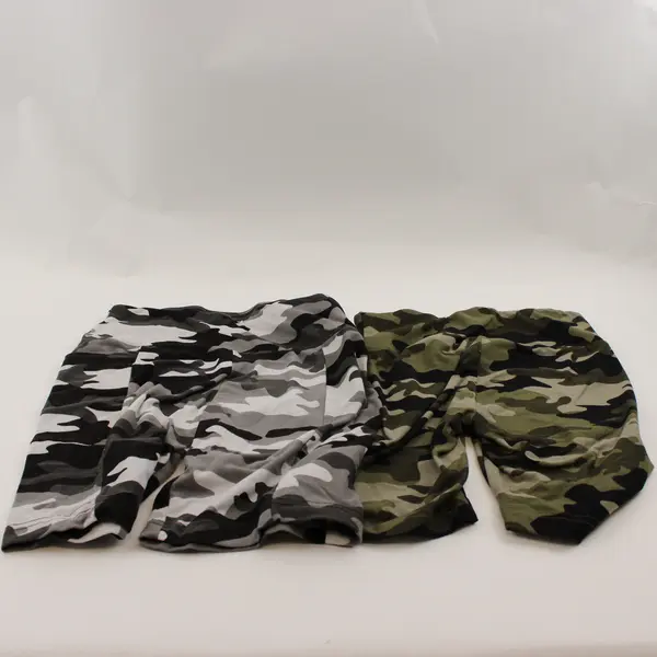 Lot of 2 No Boundaries Camo Print Bike Shorts Juniors Size Small 3-5