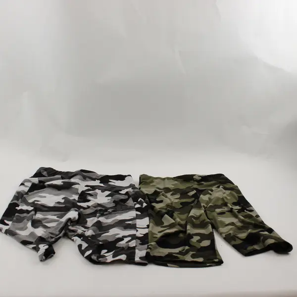 Lot of 2 No Boundaries Camo Print Bike Shorts Juniors Size Small 3-5
