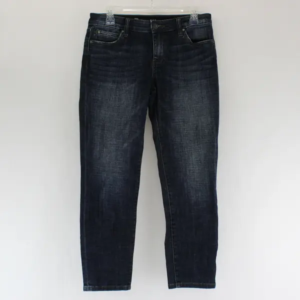 KUT From The Kloth Dark Wash Tapered-Leg Jeans Women's Size 4