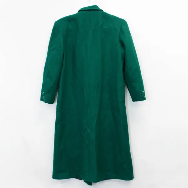 Donnybrook Green Wool Blend Trench Coat Women's Size 12