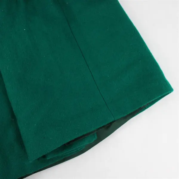 Donnybrook Green Wool Blend Trench Coat Women's Size 12