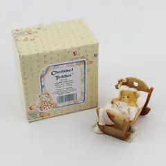 Cherished Teddies By Enesco "Cradled With Love" 1992 Baby Bear Figurine 911356