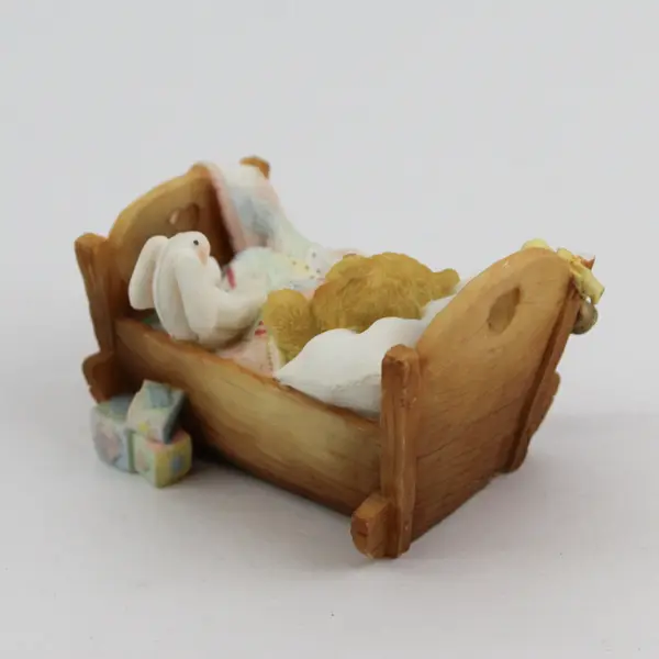 Cherished Teddies By Enesco "Cradled With Love" 1992 Baby Bear Figurine 911356