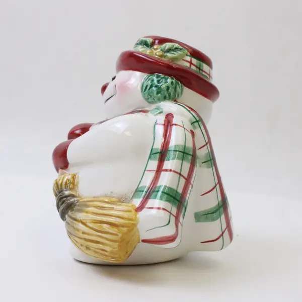Fitz and Floyd Essentials Christmas Snowman & Present Salt & Pepper Shakers