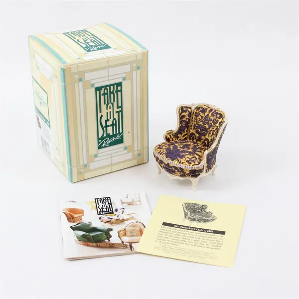 Raine 24030 Mrs Vanderbilt 1:12 Dollhouse Miniature Chair