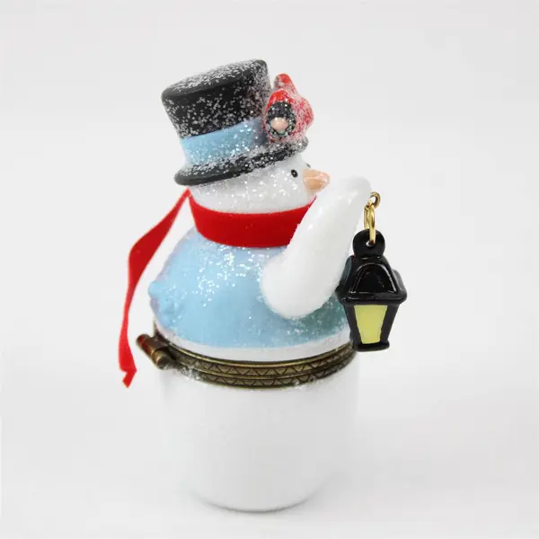 PHB Antique Christmas Series Snowman w/ Match Figurine New