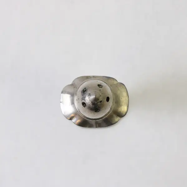 Vintage Silverplate Salt or Pepper Shaker Pedestal Urn Threaded Top