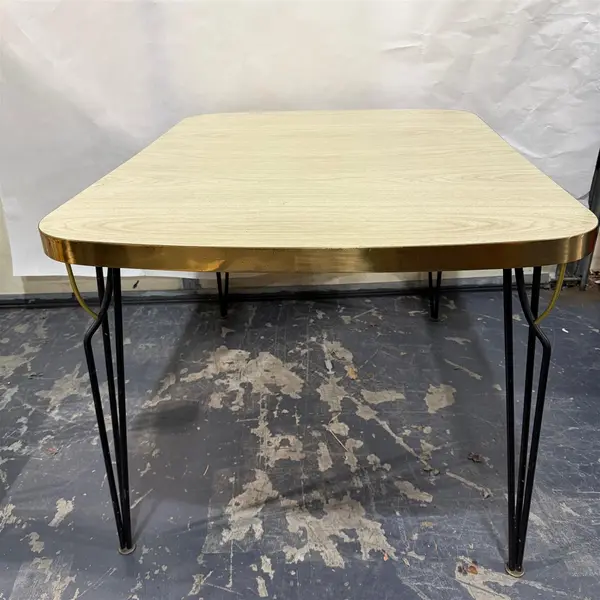 Vintage Rectangular Formica Dinner Table With Leaf - Local Pickup Only