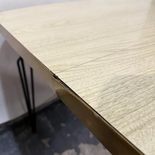 Vintage Rectangular Formica Dinner Table With Leaf - Local Pickup Only