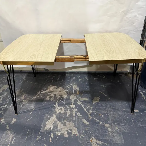 Vintage Rectangular Formica Dinner Table With Leaf - Local Pickup Only