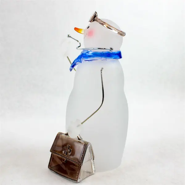 Midwest of Cannon Falls Doctor Snowman Ornament w/ Stethoscope & Bag