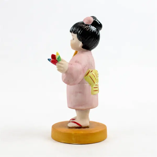Porcelain Figurine Young Girl Traditional Outfit Collectible