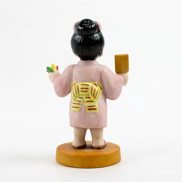 Porcelain Figurine Young Girl Traditional Outfit Collectible