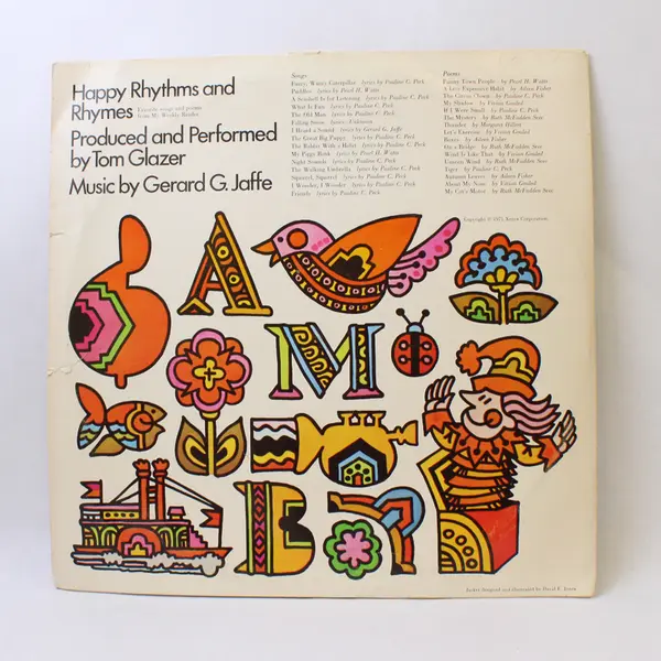 Happy Rhythms and Rhymes 12" Vinyl Record with Song Book