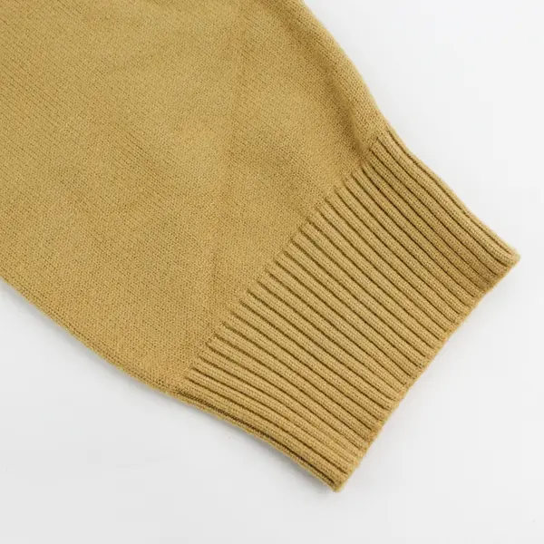 X-RAY Jeans Slim Fit Mustard Yellow V-Neck Sweater Men's 3XL