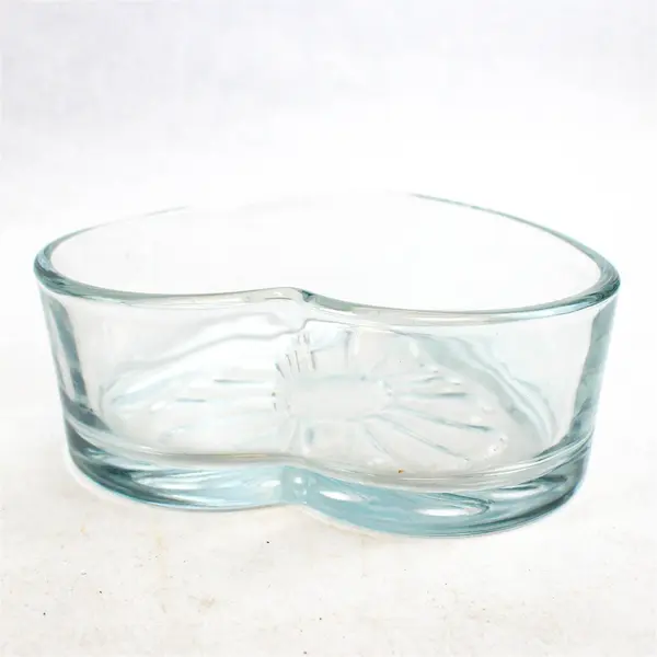Libbey Heart Shaped Candy Dish Bowl Clear Glass