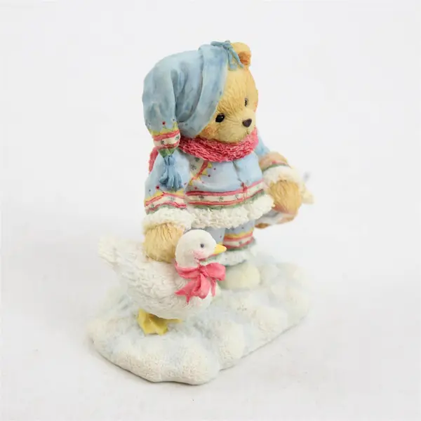 Cherished Teddies Ingrid Bundle-Up Figurine NEW No Box 4 in Collectible