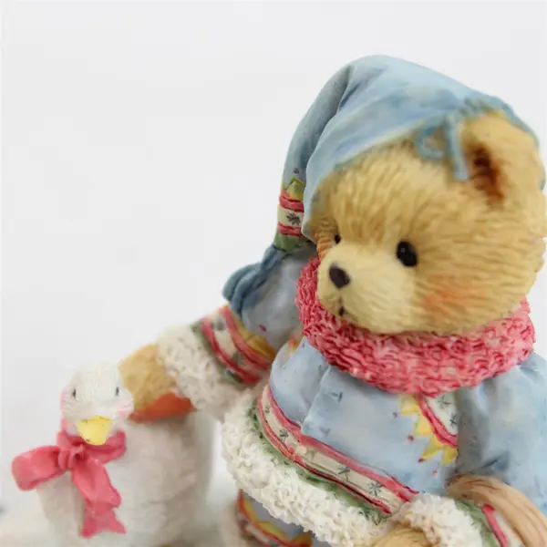 Cherished Teddies Ingrid Bundle-Up Figurine NEW No Box 4 in Collectible