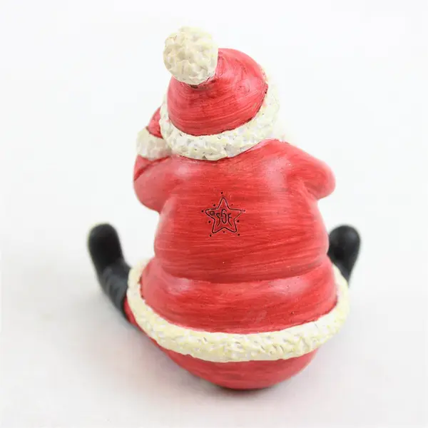 Midwest of Cannon Falls Santa & Checkerboard Figurine - New 4.5"