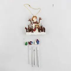 Decorative Miniature Snowman Windchime 3in Christmas Ornament 