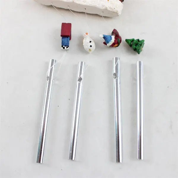 Decorative Miniature Snowman Windchime 3in Christmas Ornament 