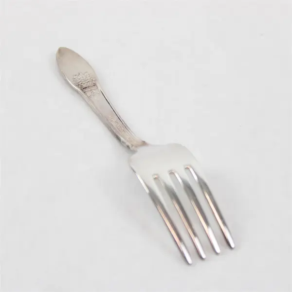 Lot of 7 Vintage 1847 Rogers Bros Silver Plated Baby Toddler Forks